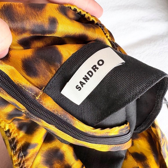 Sandro argane linen blend dress - Picture 9 of 9